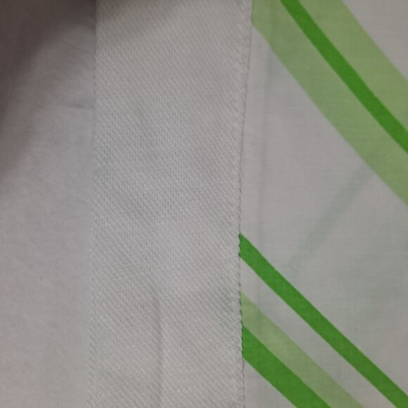 Vintage Pillowcases Cannon Sheets Striped Handmade Unique 22" x 29" MOD 70s - Picture 3 of 6